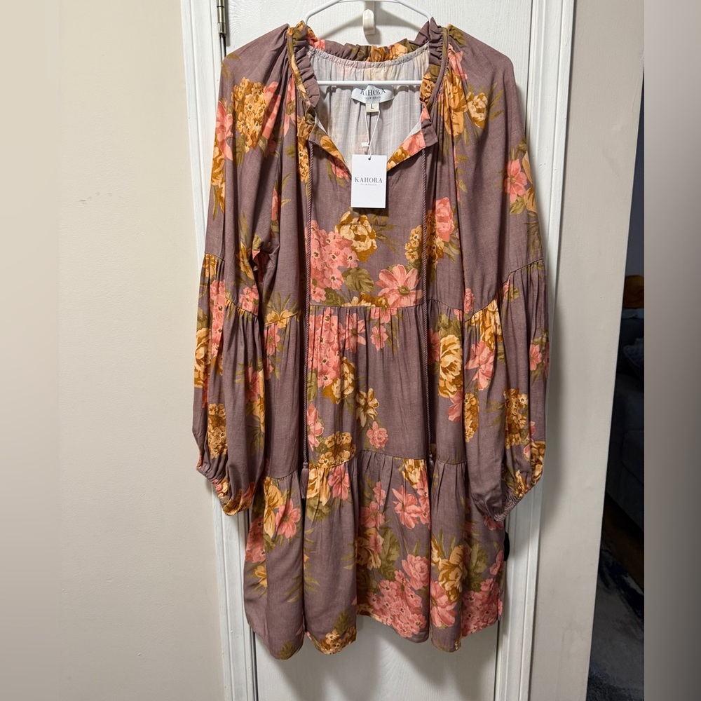 Kahora Palm beach suzette Malibu dusty purple NWT large